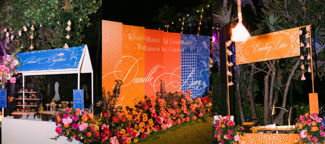 Danielle & Bonny Welcome Sign